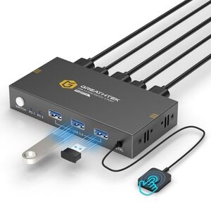 GREATHTEK 2 Port KVM Switch 8K@60Hz